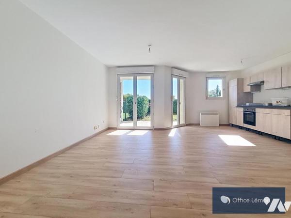 Appartement de type 2 de 56,31 m² en rez de jardin 
