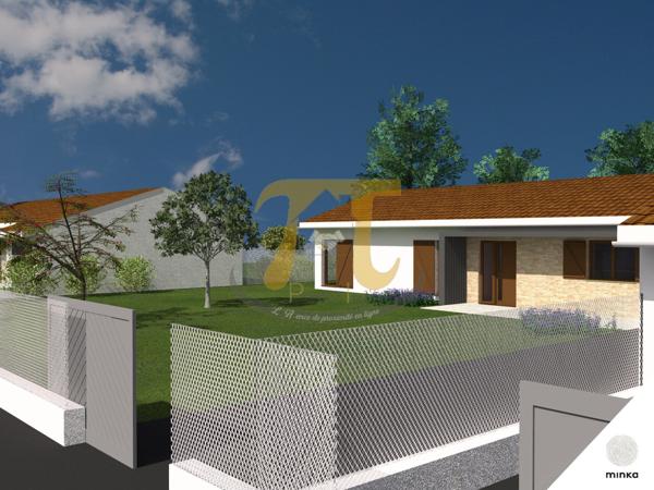 Caraman (31460) Terrain viabilisé de 1140 m²-LOT 2