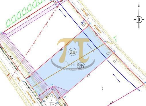 Caraman (31460) Terrain viabilisé de 1140 m²-LOT 2