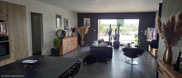 Maison plain-pied La CHEVROLIERE, piscine , jardin clos 399 900 € FAI 3420ND – nantes Sud Immobilier