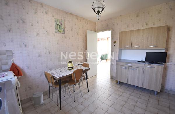 Maison Saint Herblain bourg, de plain pied, 2 chambres, garage, jardin.
