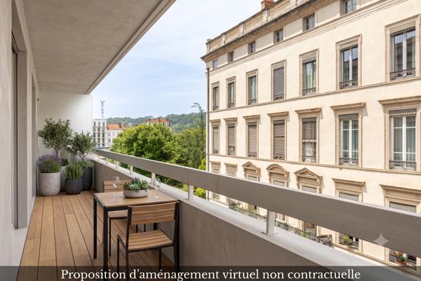 Très bel appartement de standing avec balcons au coeur du quartier d’Ainay