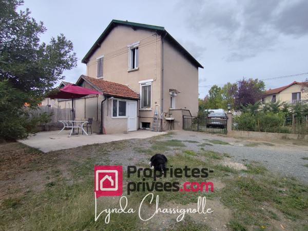 Maison de ville à Roanne  -  Jardin -  Garage