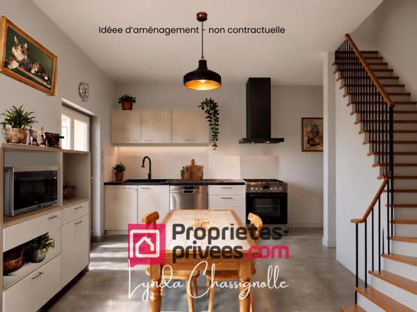 Maison de ville à Roanne  -  Jardin -  Garage