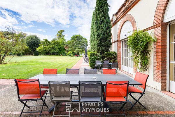 Toulousaine du XIX et son cottage à Toulouse