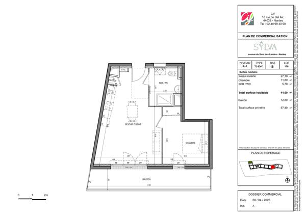 Appartement T2