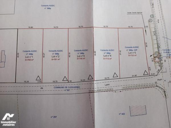 CLEGUEREC (56) TERRAINS A BATIR PROCHE PONTIVY