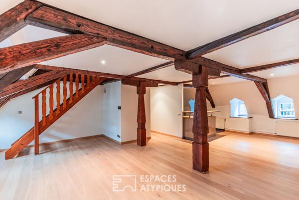 Duplex sous les toits en hyper centre