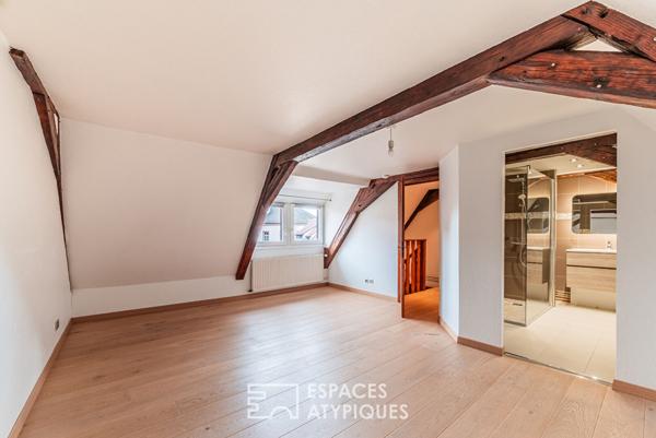 Duplex sous les toits en hyper centre