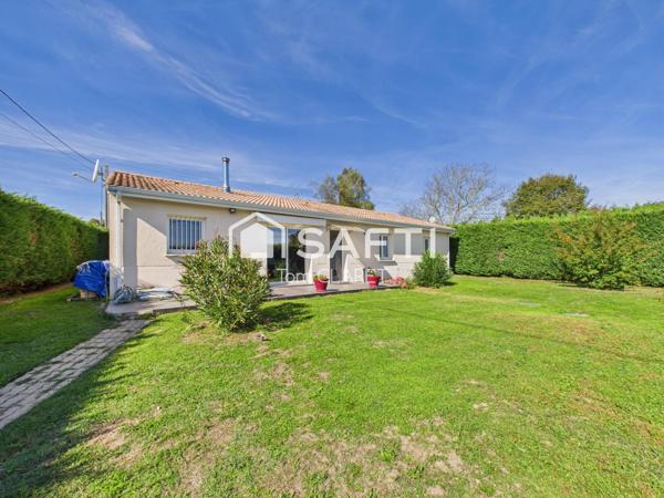 Maison plain-pied avec 4 chambres et piscine