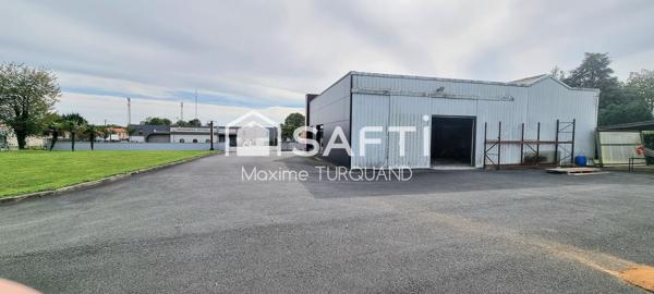 Bâtiment commercial 270m², 2651 m² de terrain.