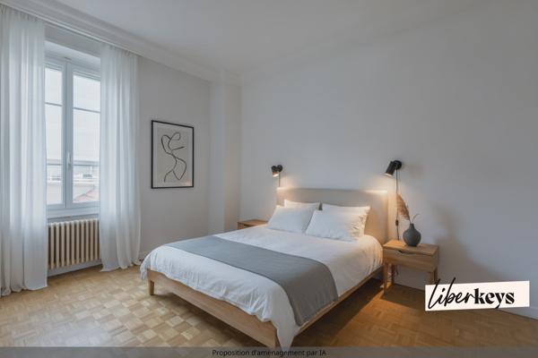Bel appartement traversant de 4 pièces de 107m² Lacassagne Lyon 3