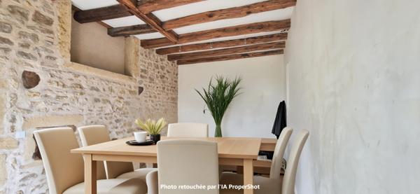 PROCHE PARAY LE MONIAL (71) - A VENDRE - Maison en pierre 5 pièces - terrain 758 m²