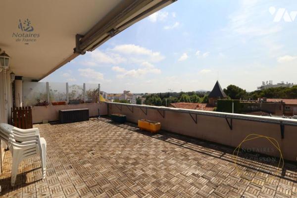 Appartement T3 avec grande terrasse, parking et cellier