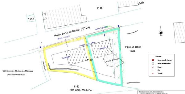 Terrain viabilisé et débroussaillé libre constructeurs Thollon Les Memises