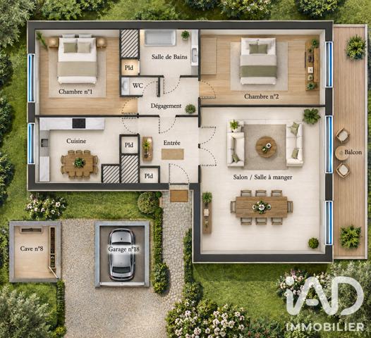Appartement à vendre 3 pièces 85,93 m² Poissy