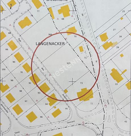 Terrain Valmont - 2364 m2 - plat