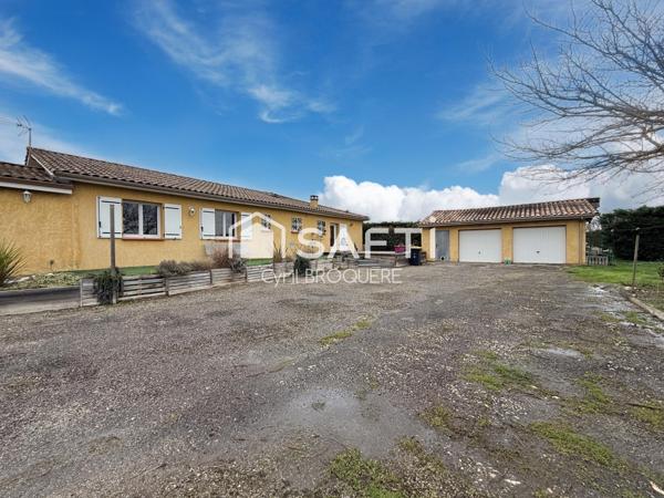 Maison 140m2 implanté sur une grande parcelle 2480m2