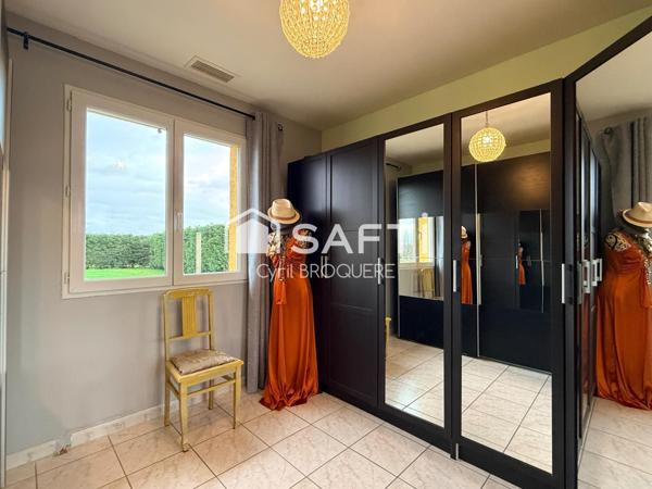 Maison 140m2 implanté sur une grande parcelle 2480m2