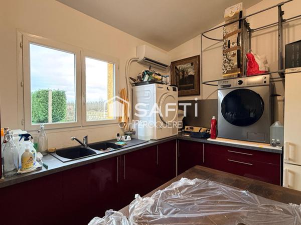 Maison 140m2 implanté sur une grande parcelle 2480m2