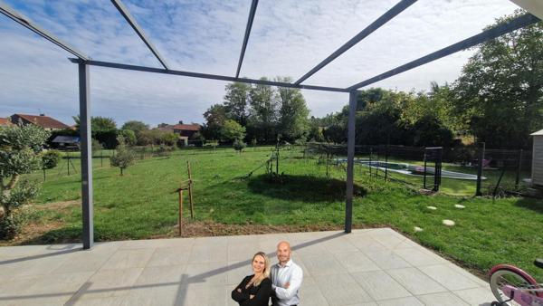 Maison contemporaine avec piscine