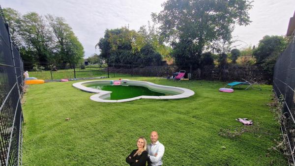 Maison contemporaine avec piscine