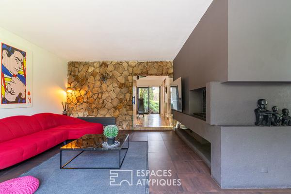 Villa d’architecte des années 70 à Bouc Bel Air