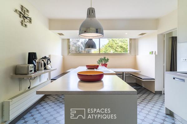 Villa d’architecte des années 70 à Bouc Bel Air