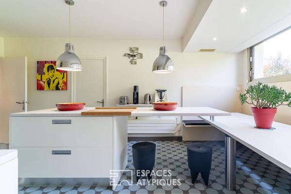 Villa d’architecte des années 70 à Bouc Bel Air