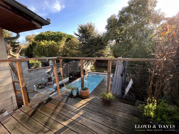 Bordeaux Cauderan - Maison 5 pièces avec jardin et piscine