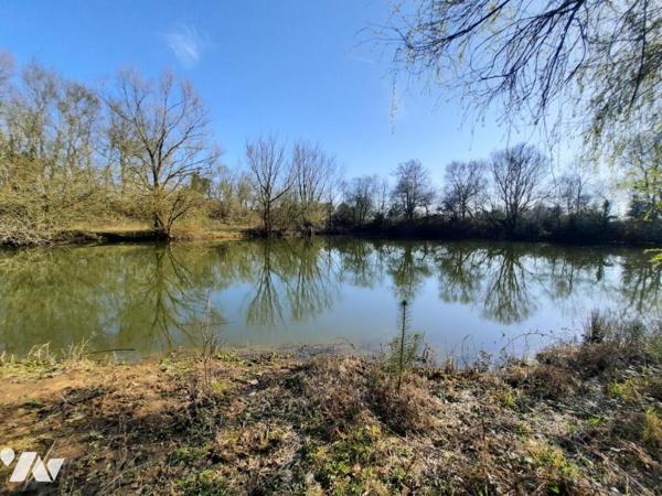 CHALLANS - Terrain avec étang