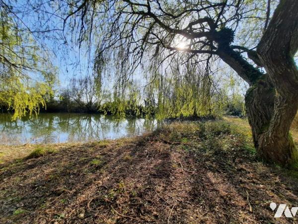 CHALLANS - Terrain avec étang