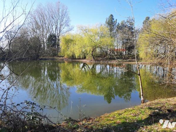 CHALLANS - Terrain avec étang