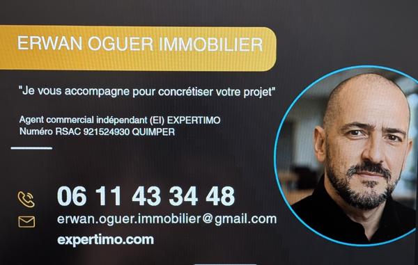 Quimper (29000) Appartement T4 rénové avec terrasse privative exceptionnelle de 37 m² – Exposition Sud