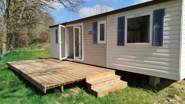 Terrain avec mobile home