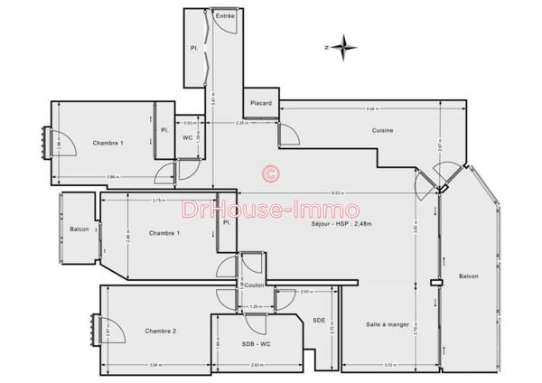 Appartement à vendre 5 pièces de 103 m²