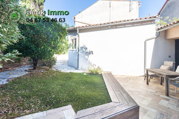 Sète, Corniche, maison, 4 pièces, jardin.