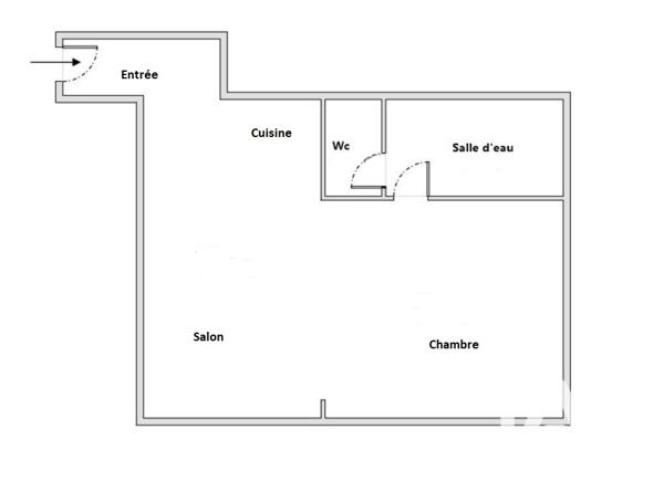 Appartement à vendre 2 pièces 23 m² Châlons-en-Champagne