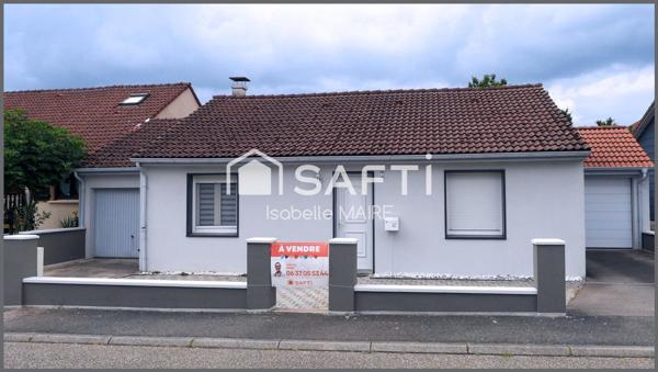 Maison de plain-pied secteur calme à FOLSCHVILLER