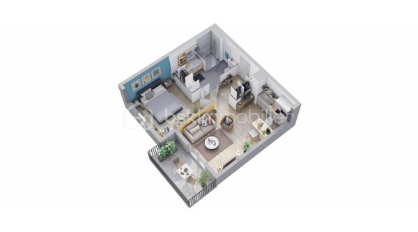 Appartement de 47,40 m²