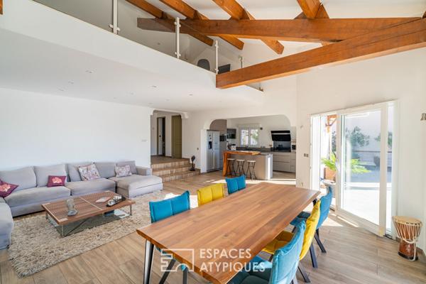 Maison avec vue mer et piscine