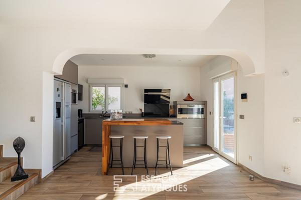 Maison avec vue mer et piscine