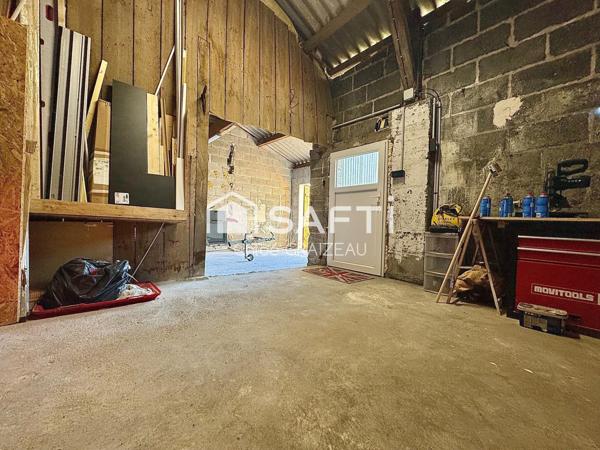 Maison rénovée, 2 chambres, garage