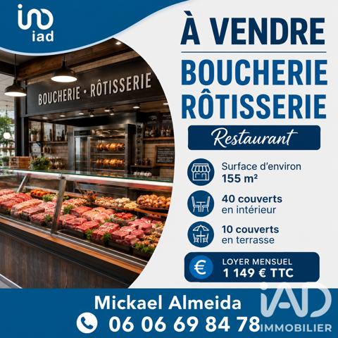 Boucherie, Charcuterie​ à vendre 155 m² Versailles