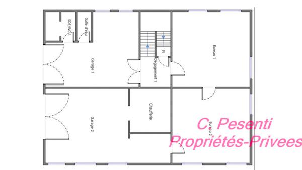 Immeuble de bureaux Conches Sur Gondoire de 363 m²