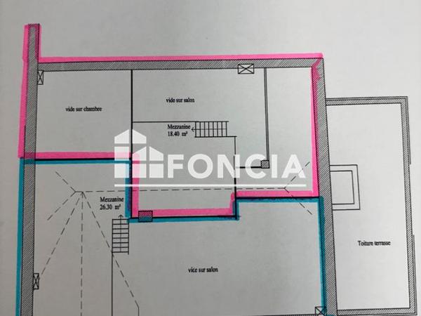 À vendre Appartement 3 pièces 91 m² - Charlieu 42190