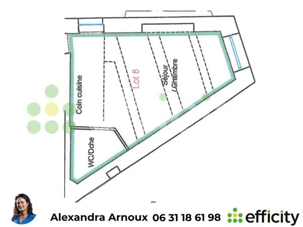 Appartement 1 pièce - 24 m² Exclusivité