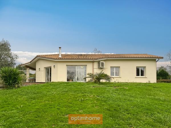 Charmante villa de plain-pied au cœur de la campagne en Gasconne