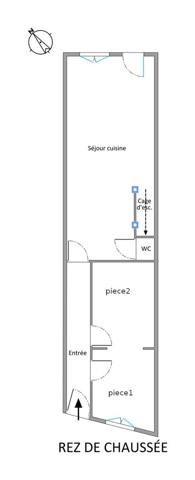 MAISON DE VILLAGE T5 avec terrasse de toit