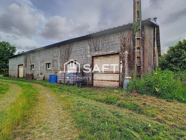 HANGAR + VERGER - LE CHARME A LA CAMPAGNE